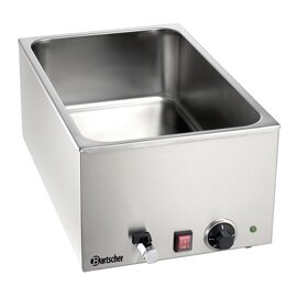 water bath | bain marie gastronorm - 150 mm  • 1200 watts | drain tap product photo