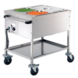 food serving trolley TB2110 heatable  • 2 basins product photo