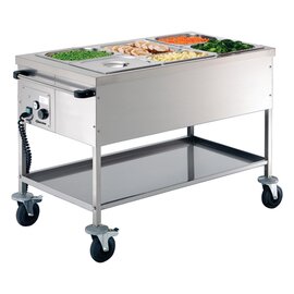 food serving trolley TB3110 heatable  • 3 basins product photo