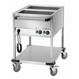 food serving trolley WB2110 heatable  • 2 basins product photo