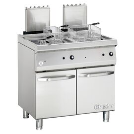 floor standing gas fryer | 2 basins 2 baskets 46 ltr 30 kW (gas) product photo