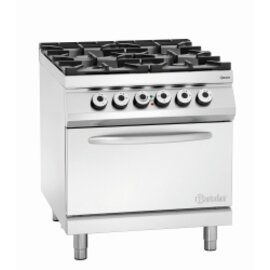 4 burner gas stove gastronorm 400 volts 24,5 kW (gas) 5.6 kW (electric oven) | oven product photo