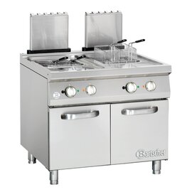 Gas standing fryer, series &quot;900 Master&quot;, 2 basins, 4 baskets with. Grease tank product photo