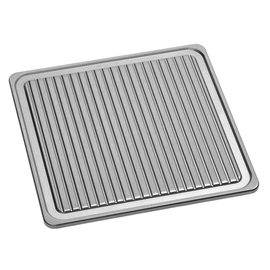 Grill plate 900-R for gas stoves, cast iron, grooved, 390 x 390 x H 17 mm, with juice groove product photo