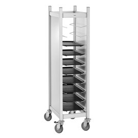tray trolley AT1000-GN with sidewalls  | 530 x 325 mm  H 1675 mm product photo