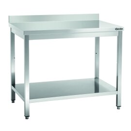 work table upstand at the back bottom shelf 1600 mm 700 mm Height 850 mm self-assembly product photo