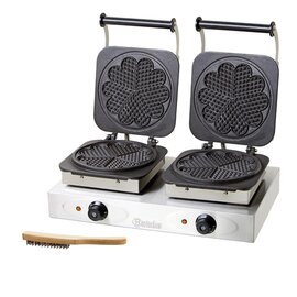 double waffle iron  | wafer size Ø 210 x H 16 mm  | 2 x 2200 watts 230 volts product photo