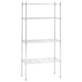 storage shelf chromed | 910 mm x 460 mm H 1825 mm | self-assembly product photo