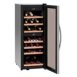 wine refrigerator 2Z 38 FL black  | glass door product photo