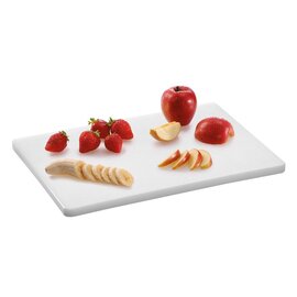 cutting board 40x30 W polyethylene  • white | 400 mm  x 300 mm  H 20 mm product photo