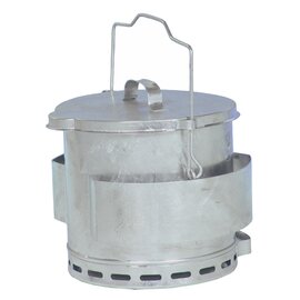 fat disposal container with lid with spout steel sheet 12 ltr  Ø 280 mm  H 450 mm product photo