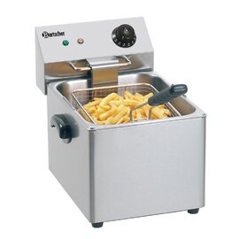 electric deep fryer SNACK III | 1 basin 1 basket 8 ltr | 230 volts 3.25 kW product photo