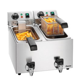 fryer SNACK II Plus | 2 basins 2 baskets 4 ltr | 230 volts 4 kW product photo