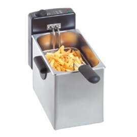 electric deep fryer MINI II | 1 basin 1 basket 0.4 ltr | 230 volts 2.2 kW product photo