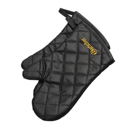 oven gloves 300 cotton black 1 pair 300 mm x 200 mm product photo