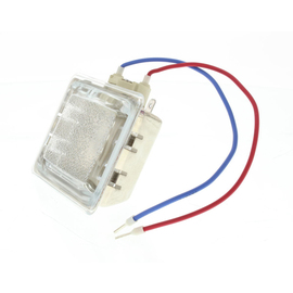 Halogen lamp with cover, square product photo