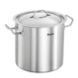 Cooking pot E11L-1 stainless steel Ø 280 mm with lid | suitable for induction product photo
