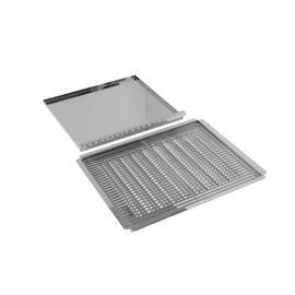 106206 Grillrost-Set, bestehend aus Grillrost, Flammenabdeckung u. Fettauffangwanne für Gas-Kombi-Tischbräter, Gewicht: 10 kg product photo
