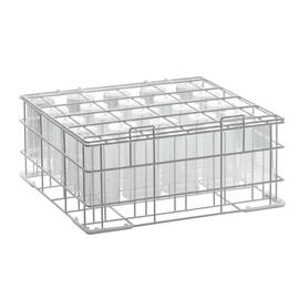 reusable cup basket 500x500x235 white | 25 compartments product photo