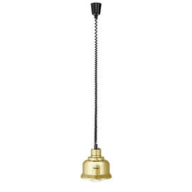 heat lamp IWL250D GO steel golden coloured  L 230 mm  B 230 mm  H 250 mm product photo  S