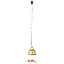 heat lamp IWL250D GO steel golden coloured  L 230 mm  B 230 mm  H 250 mm product photo