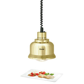 heat lamp IWL250D GO steel golden coloured  L 230 mm  B 230 mm  H 250 mm product photo  S