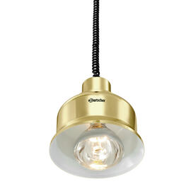 heat lamp IWL250D GO steel golden coloured  L 230 mm  B 230 mm  H 250 mm product photo  S