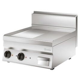 griddle plate 650 600E-GR | Surface stainless steel | grill area 590 x 515 mm product photo