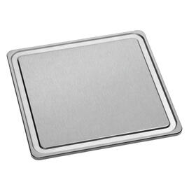 Frying plate 900-G, cast iron, smooth, 390 x 390 x H 19 mm, with juice groove product photo