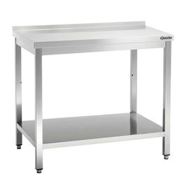 work table upstand at the back bottom shelf 1200 mm 700 mm Height 850 mm self-assembly product photo