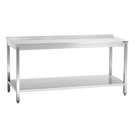 work table upstand at the back bottom shelf 1800 mm 700 mm Height 850 mm self-assembly product photo