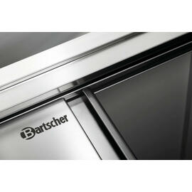 cupboard 1200 mm  x 700 mm  H 850 mm with Bend 3-sided with sliding doors | upstand product photo  S