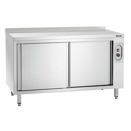 heated cabinet upstand details 40 mm at the back | 1400 mm  x 700 mm  H 850 mm product photo  S