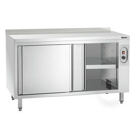 heated cabinet upstand details 40 mm at the back | 1400 mm  x 700 mm  H 850 mm product photo