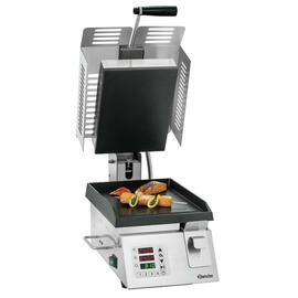 contact grill | 230 volts | Aluminium | smooth product photo