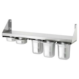 spice rack 1 shelf suitable for container GN 1/6  L 1000 mm  B 200 mm product photo