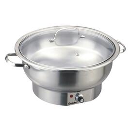 electric chafing dish removable lid 230 volts 500 watts 3.8 ltr  Ø 300 mm  H 220 mm product photo