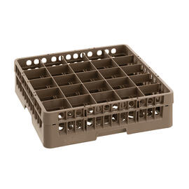 dish basket brown 500 x 500 mm  H 142 mm | 25 compartments 89 x 89 mm  H 123 mm product photo