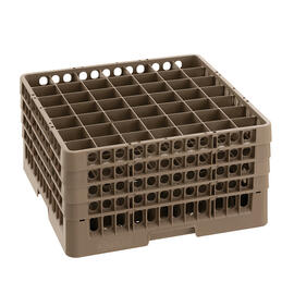 dish basket brown 500 x 500 mm  H 266 mm | 49 compartments 62 x 62 mm  H 245 mm product photo