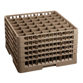 dish basket brown 500 x 500 mm  H 306 mm | 49 compartments 62 x 62 mm  H 285 mm product photo