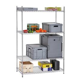 warehouse rack 4500 1210 mm 610 mm  H 1840 mm 4 grid shelf (shelves) shelf load 125 kg bay load 500 kg product photo