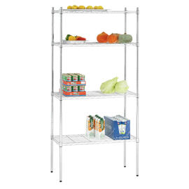 storage shelf chromed | 910 mm x 460 mm H 1825 mm | self-assembly product photo