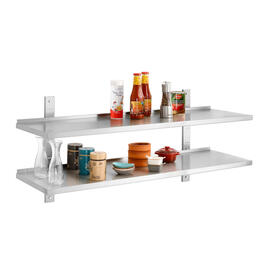 wall rack 1 shelf  L 1200 mm  B 355 mm  H 27 mm product photo  S