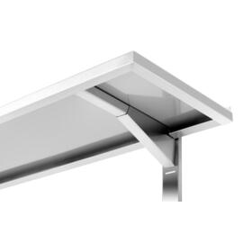 wall rack 1 shelf  L 1200 mm  B 355 mm  H 27 mm product photo  S