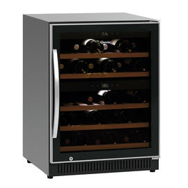 wine refrigerator 2Z 40 FL black  | glass door product photo
