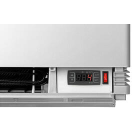 refrigerated mini vitrine silver coloured 78 ltr 230 volts | 3 shelves product photo  S