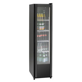 glass doored refrigerator 300L black | glass wing door | convection cooling product photo