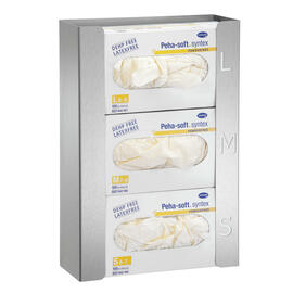glove dispenser K30 | suitable for 3 2 standard boxes L 260 mm W 96 mm H 359 mm | size marks product photo