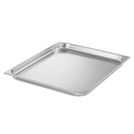 baking sheet GN 2/1 gastronorm stainless steel reinforced rim  L 650 mm  B 530 mm  H 40 mm product photo  S