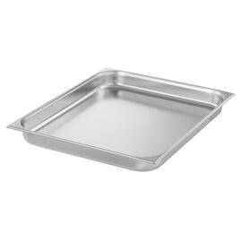 baking sheet GN 2/1 gastronorm stainless steel reinforced rim  L 650 mm  B 530 mm  H 65 mm product photo  S